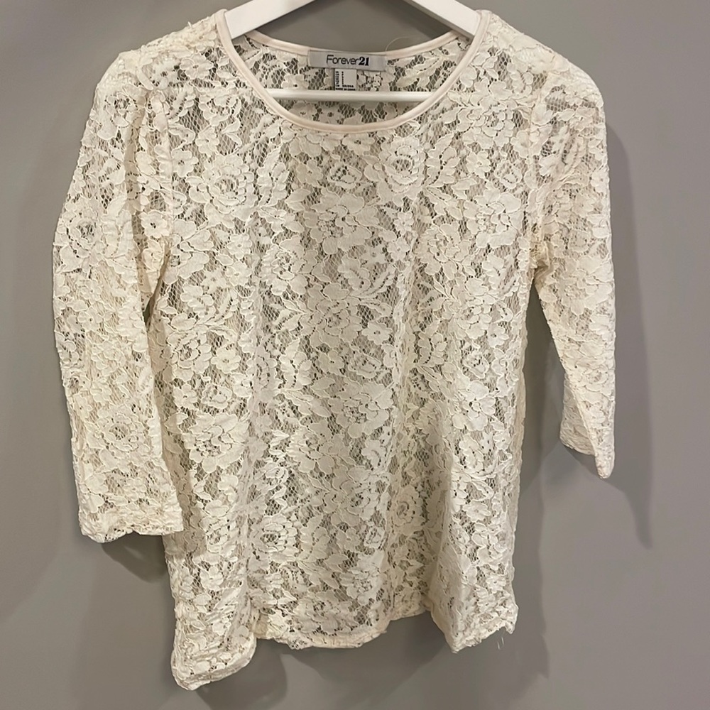 Lace womens blouse